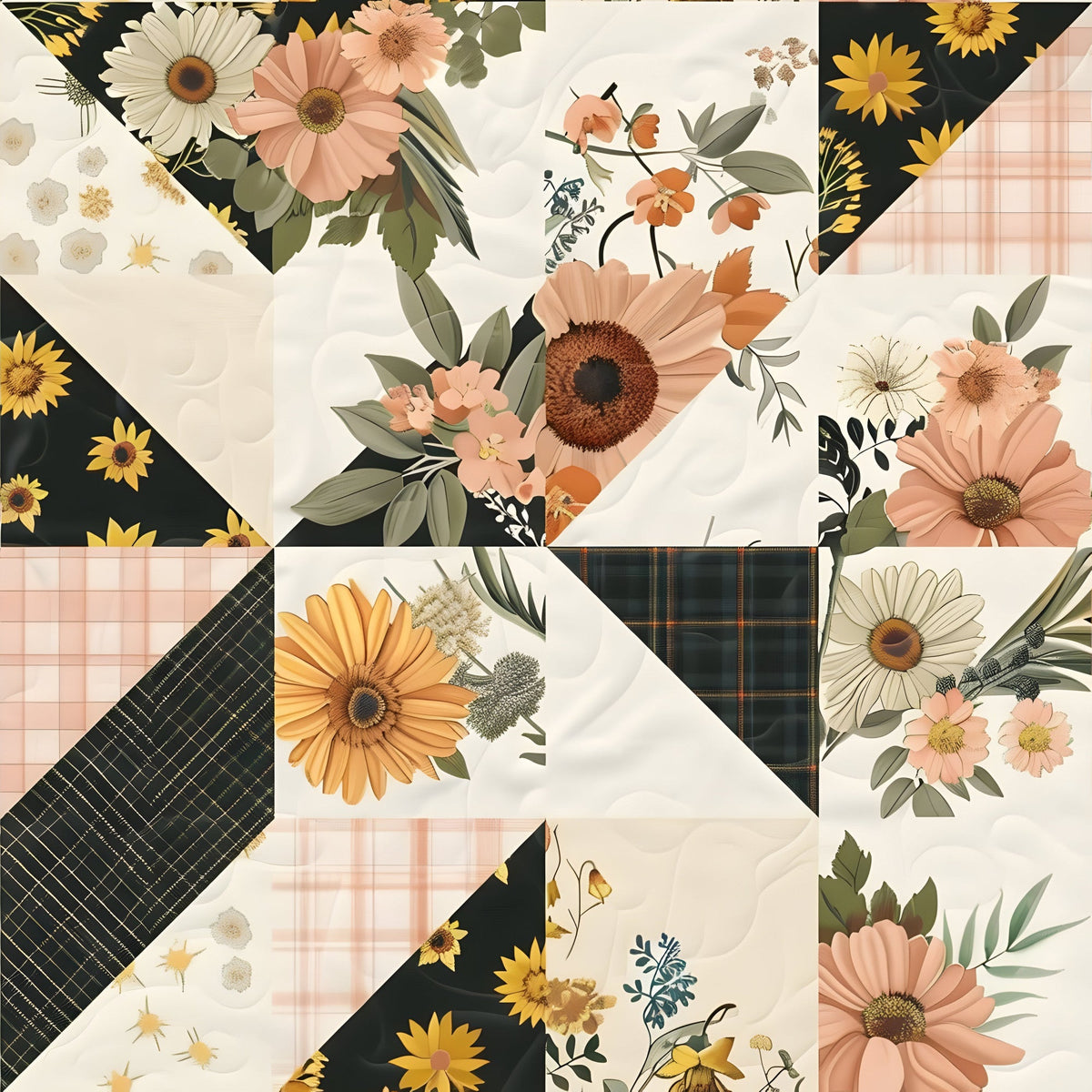 Prairie Blooms Pattern 20 Fleece Fabric