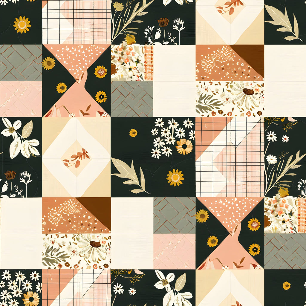 Prairie Blooms Pattern 4 Fleece Fabric