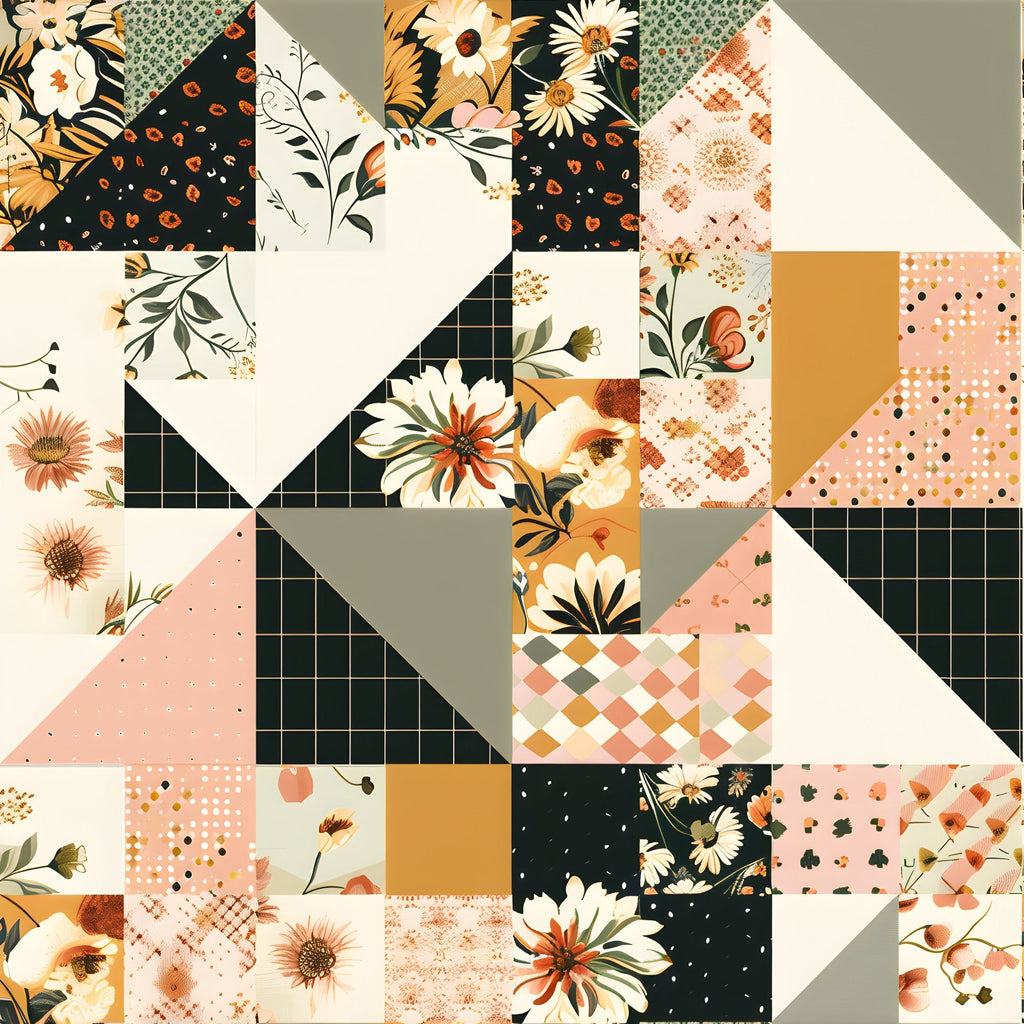 Prairie Blooms Pattern 7 Fleece Fabric