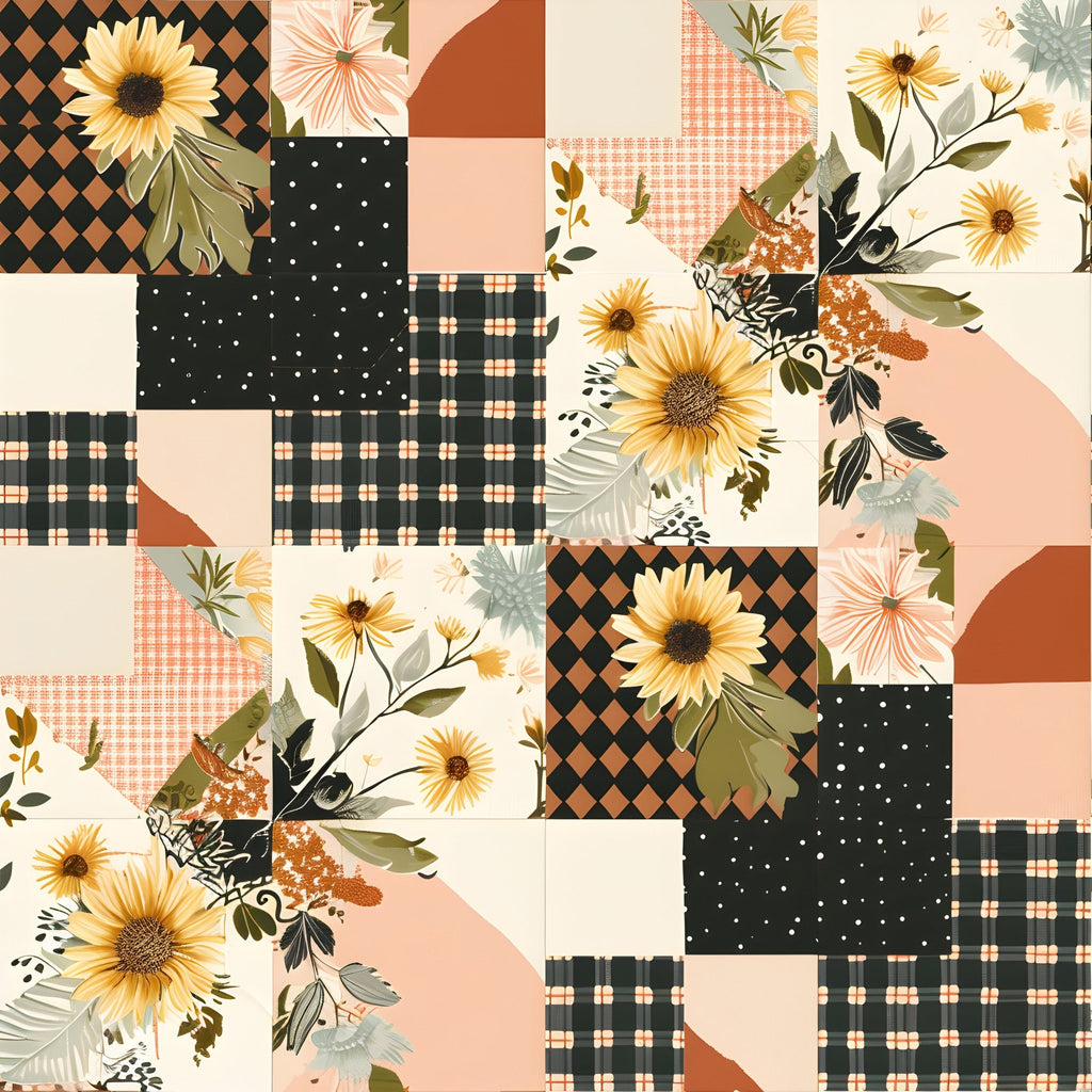 Prairie Blooms Pattern 8 Fleece Fabric