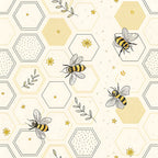 Honeycomb Harvest Pattern 12 Fleece Fabric