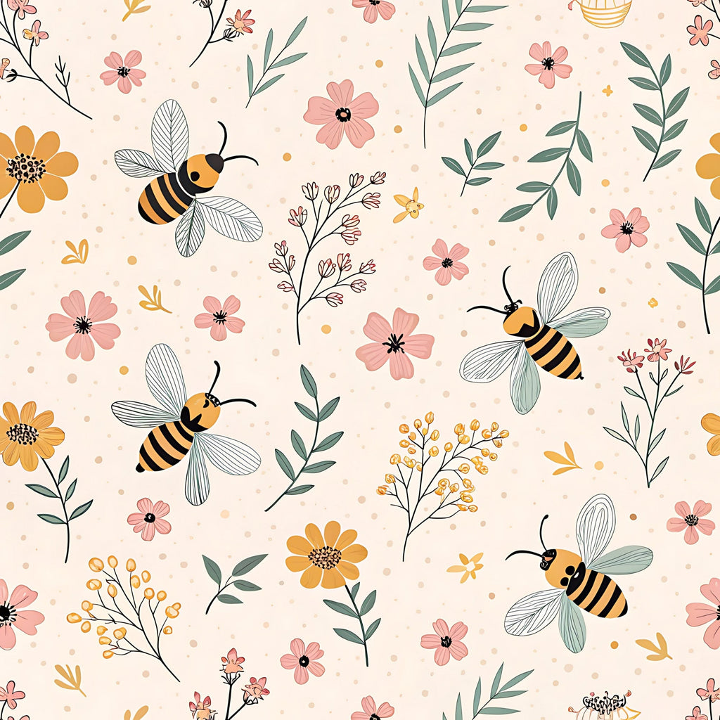 Honeycomb Harvest Pattern 13 Fleece Fabric
