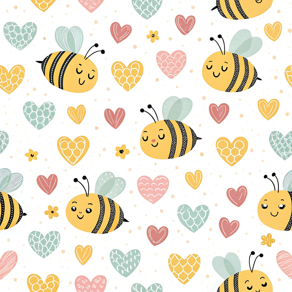 Honeycomb Harvest Pattern 2 Fleece Fabric