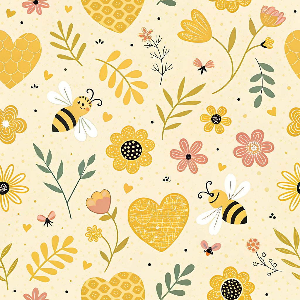Honeycomb Harvest Pattern 21 Fleece Fabric