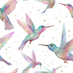 Stardust Wings Pattern 1 Fleece Fabric