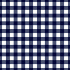 '- Patriotic July Pattern 6 Fabric - Quilt material - Cotton textile - Checkered design - Navy blue squares - White squares - Classic gingham pattern - Fabric for sewing - Soft cotton cloth - Durable quilting fabric
