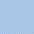 A blue background with a white diagonal grid pattern.