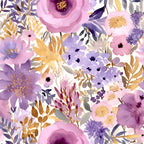 Lavender Meadow Pattern 9 Fleece Fabric