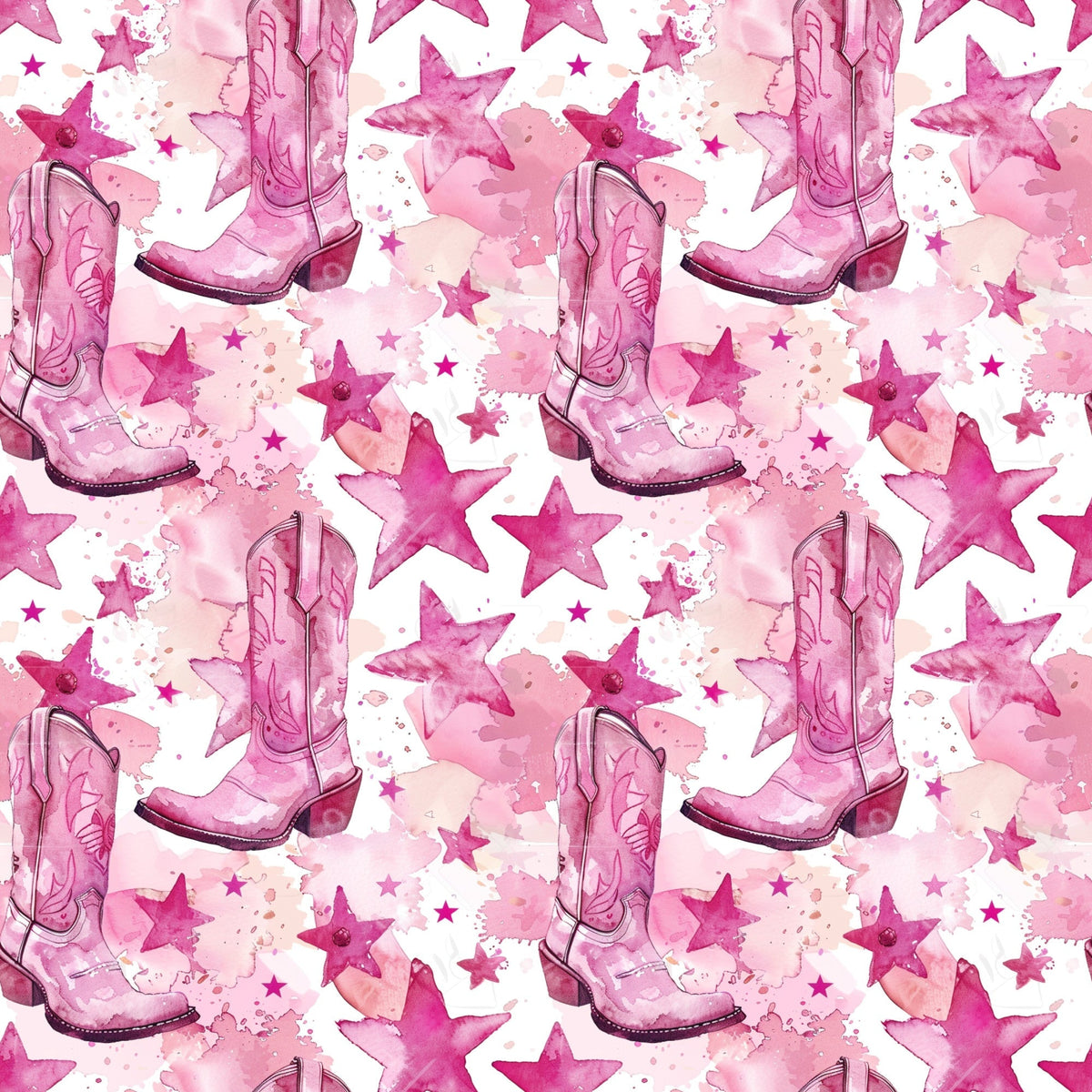 Rodeo Rose Pattern 12 Fleece Fabric