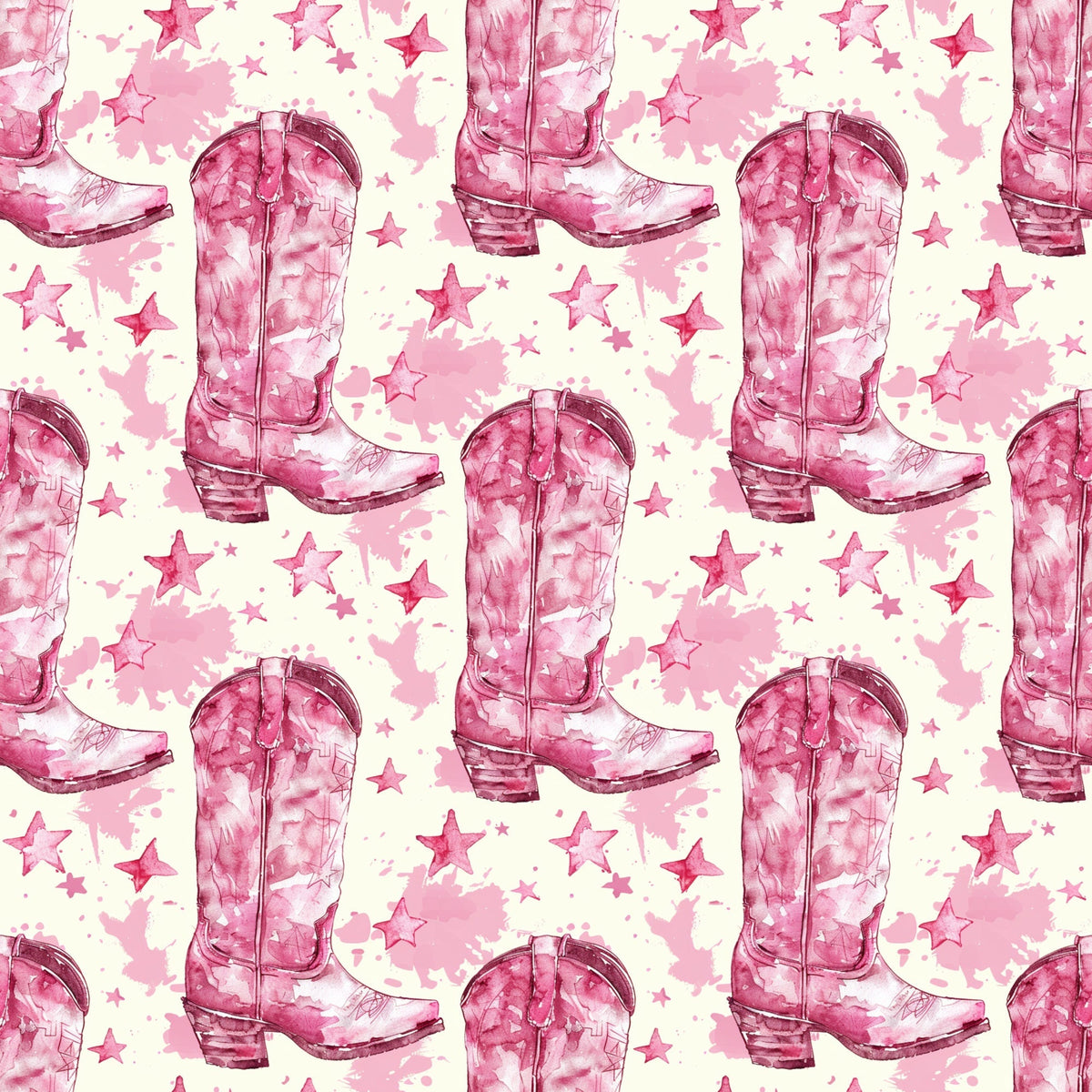 Rodeo Rose Pattern 14 Fleece Fabric