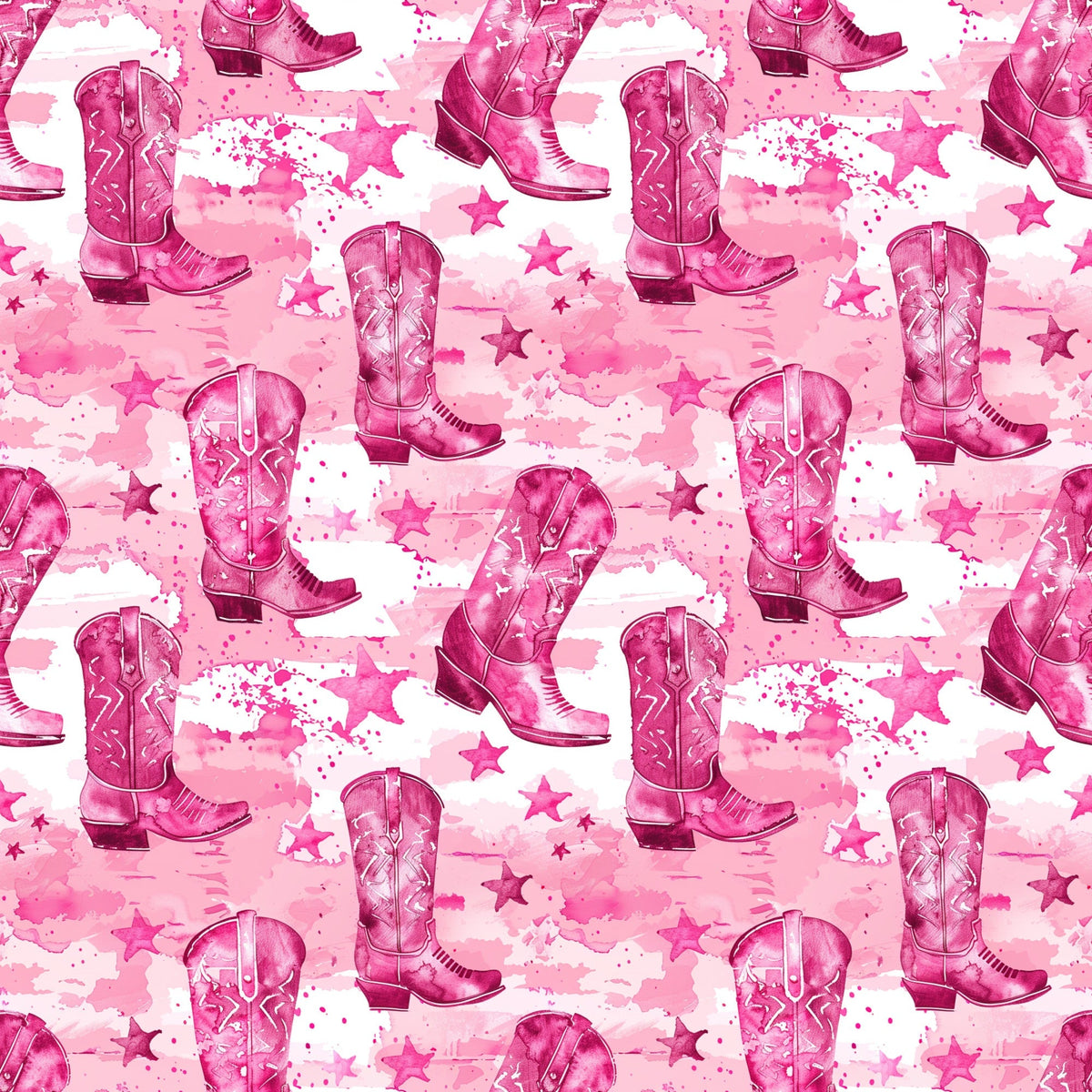 Rodeo Rose Pattern 16 Fleece Fabric