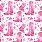 Rodeo Rose Pattern 17 Fleece Fabric