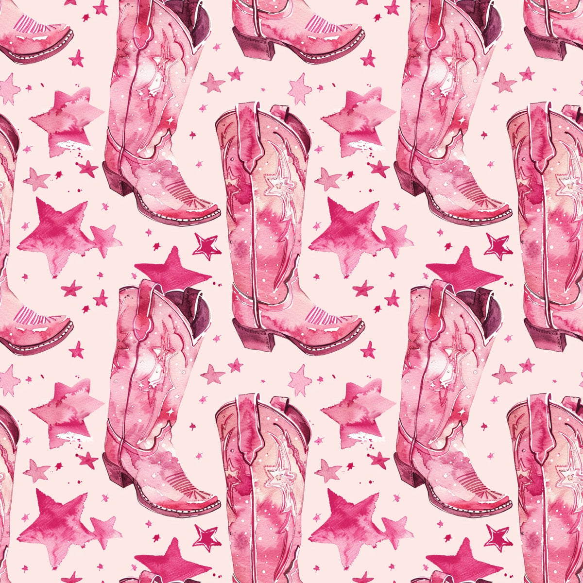 Rodeo Rose Pattern 18 Fleece Fabric