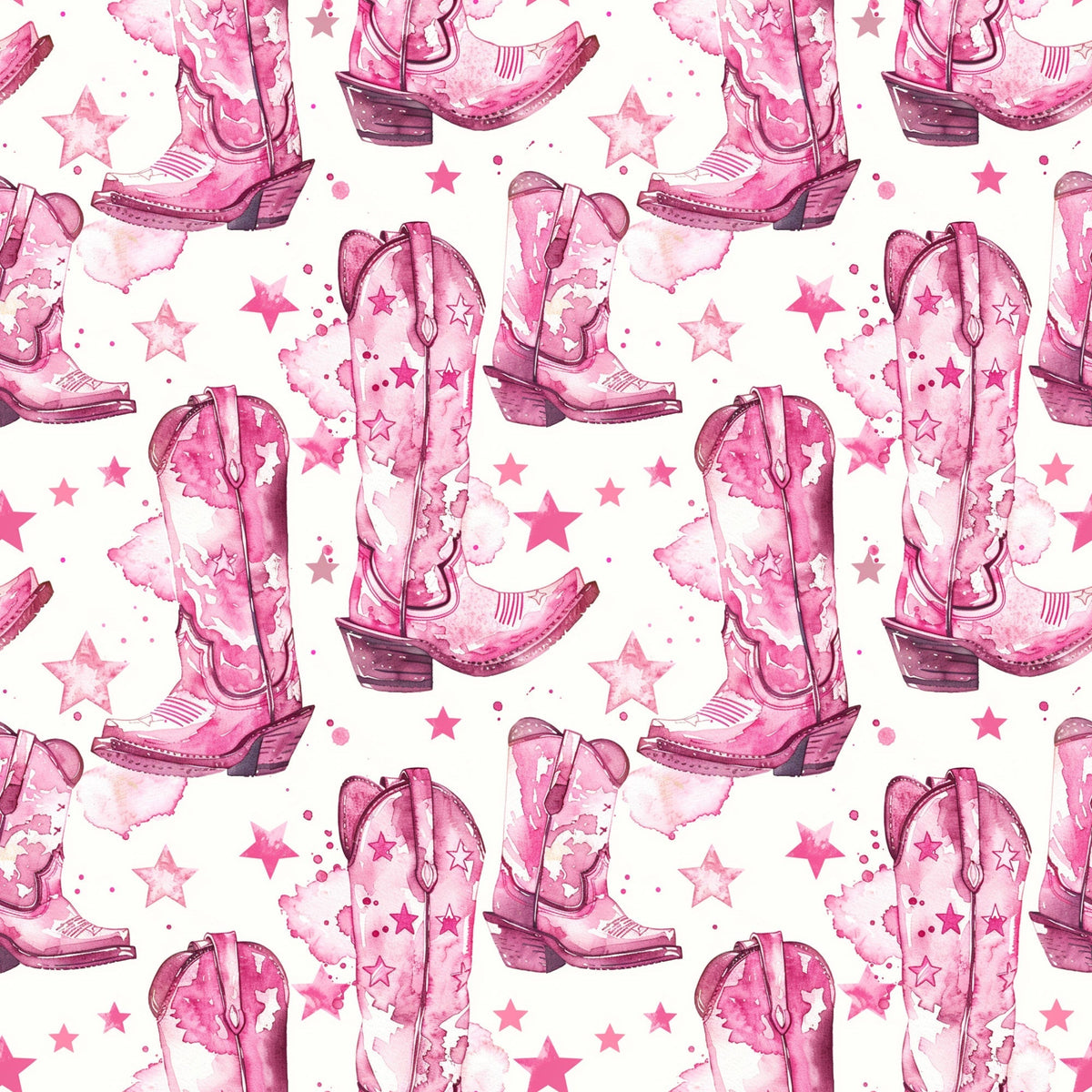 Rodeo Rose Pattern 2 Fleece Fabric