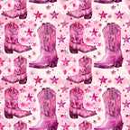 Rodeo Rose Pattern 3 Fleece Fabric