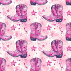 Rodeo Rose Pattern 9 Fleece Fabric