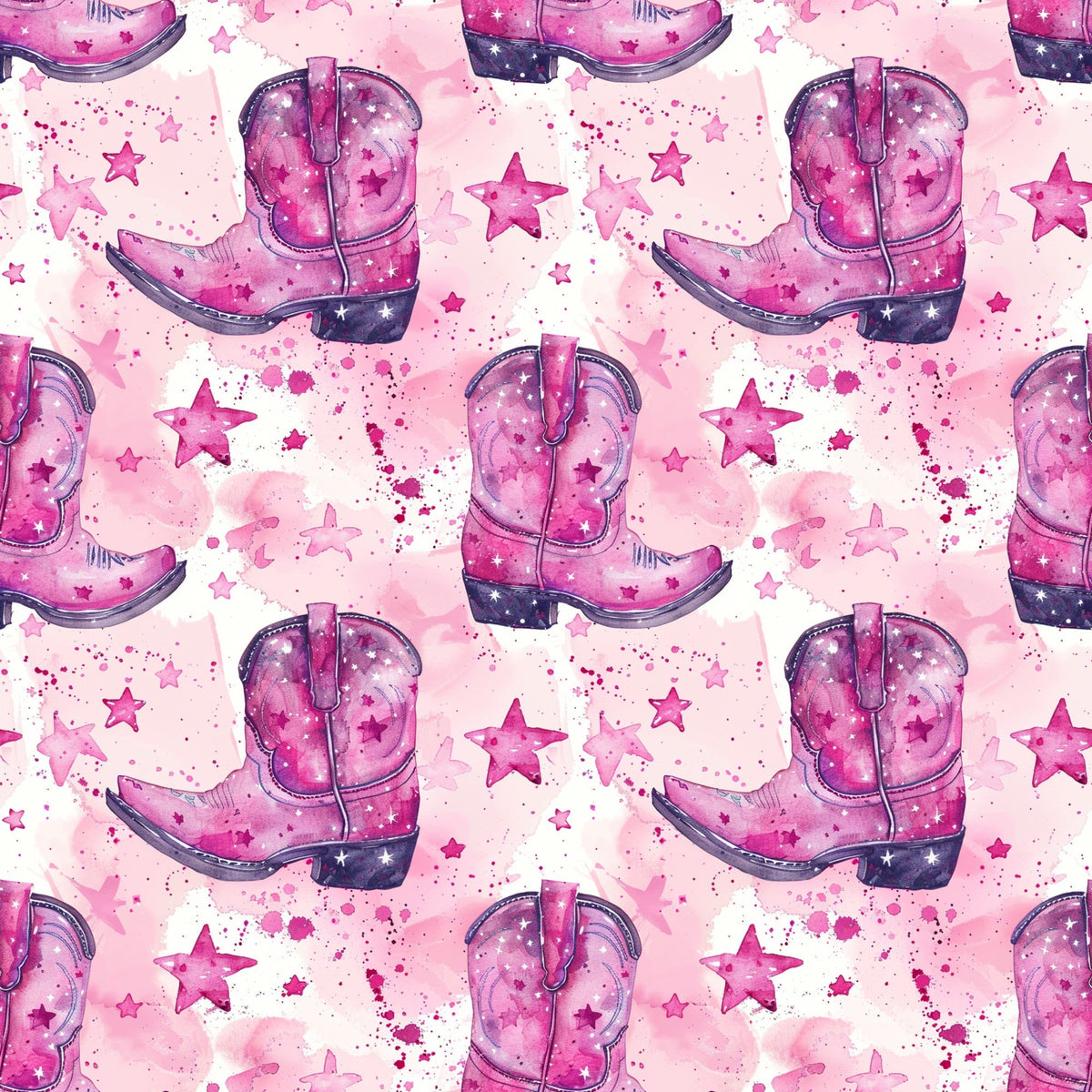 Rodeo Rose Pattern 9 Fleece Fabric