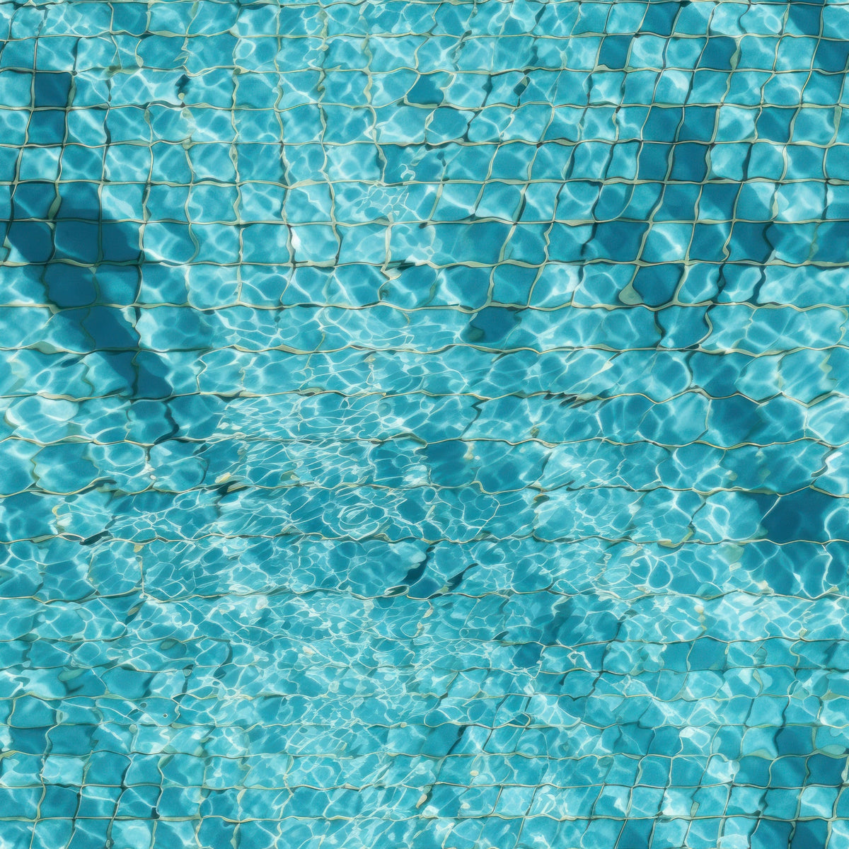 Aqua Currents Pattern 1 Fleece Fabric