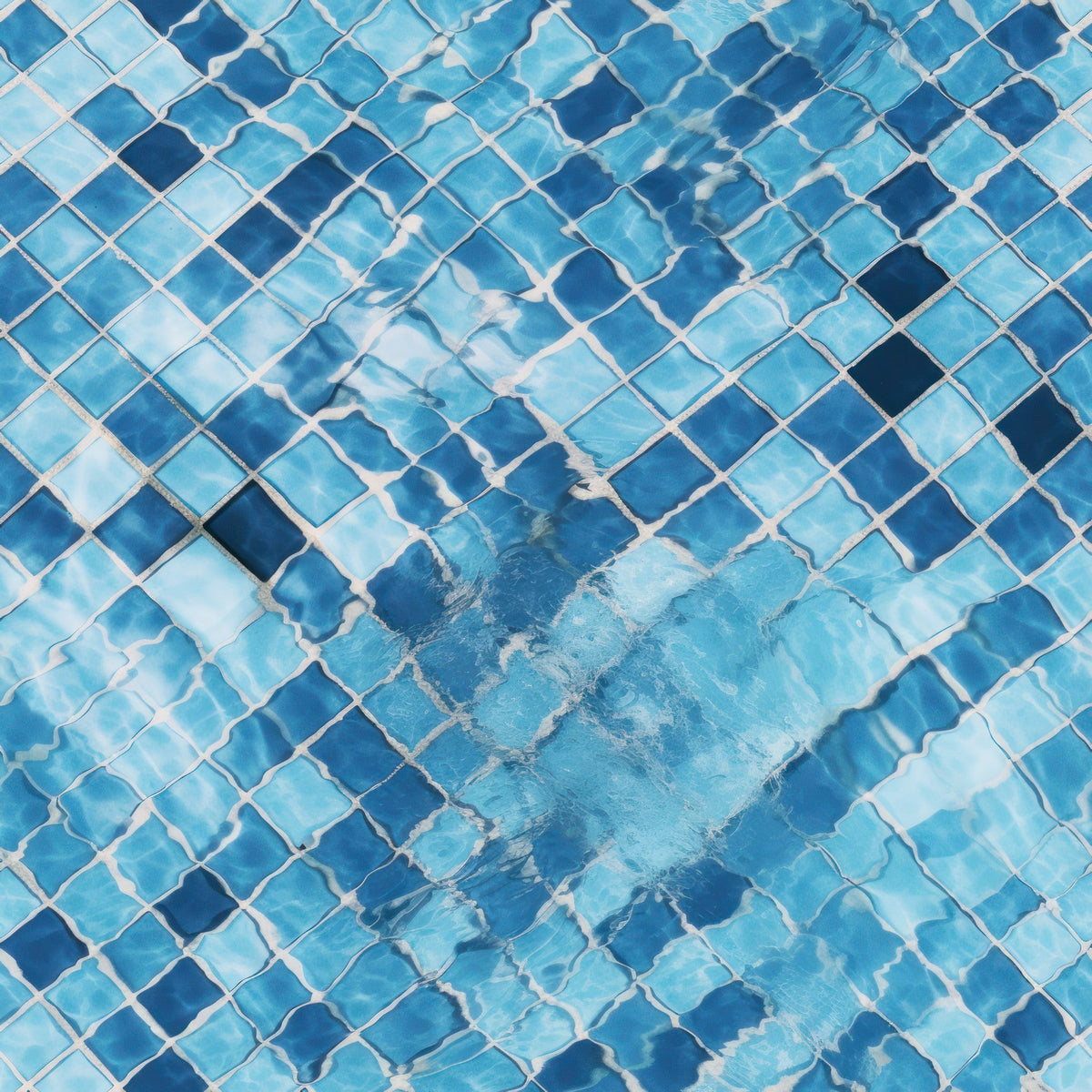 Aqua Currents Pattern 3 Fleece Fabric