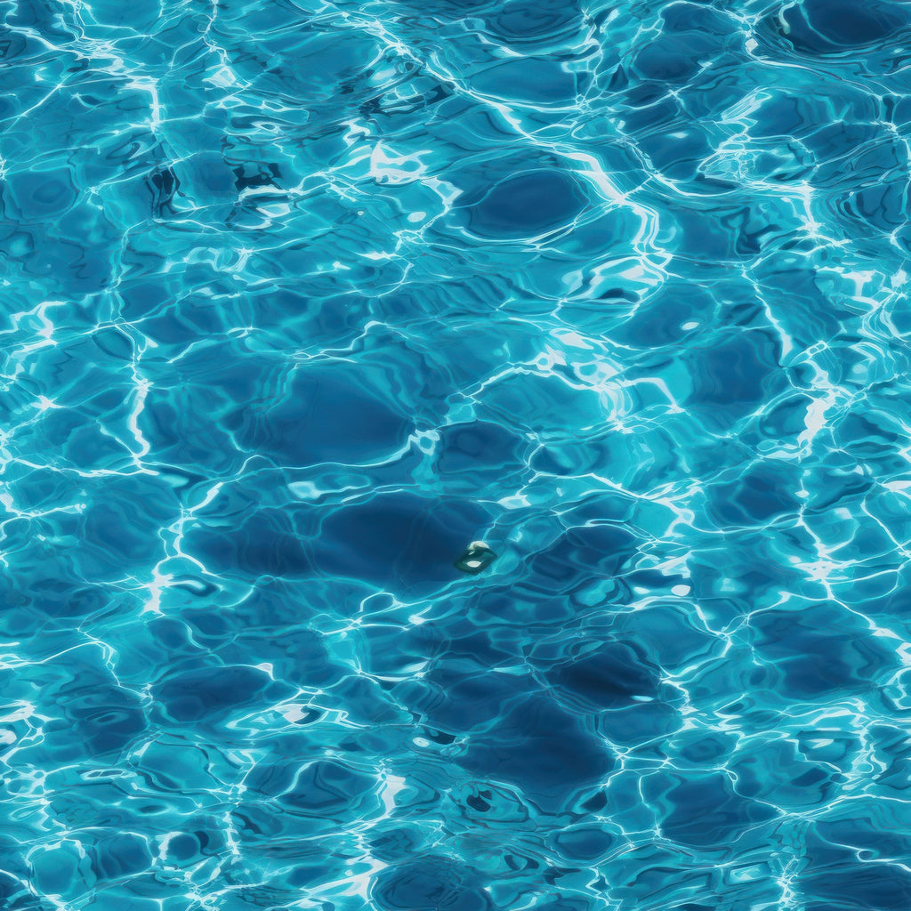 Aqua Currents Pattern 8 Fleece Fabric