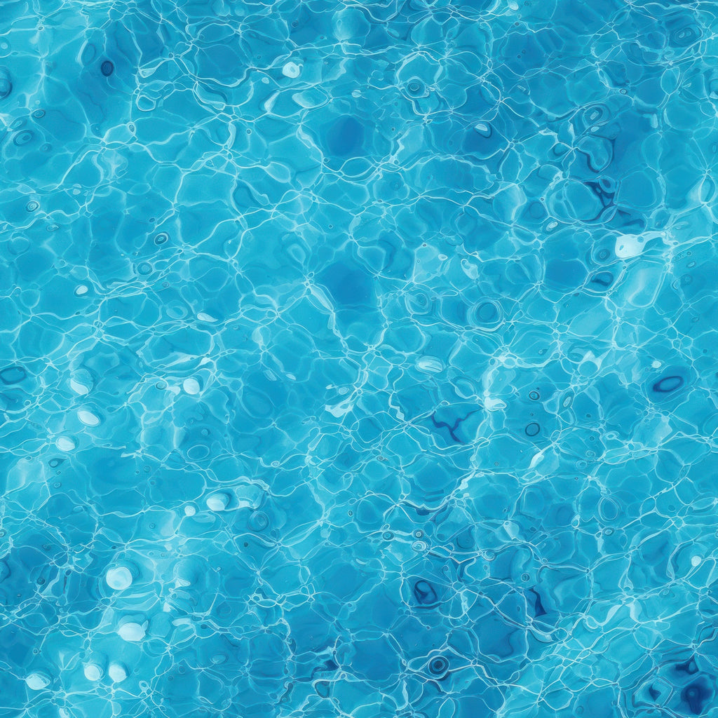 Aqua Currents Pattern 9 Fleece Fabric