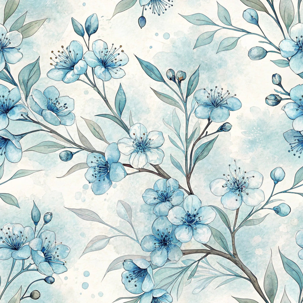 Harbor Blossoms Pattern 19 Fleece Fabric