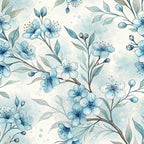 Harbor Blossoms Pattern 19 Fleece Fabric