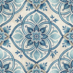 Harbor Blossoms Pattern 7 Fleece Fabric