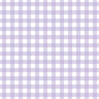 A seamless pattern with lavender and white checkered squares in a gingham design.