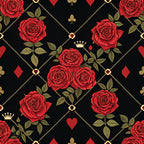 Gilded Valentine Pattern 1 Fleece Fabric
