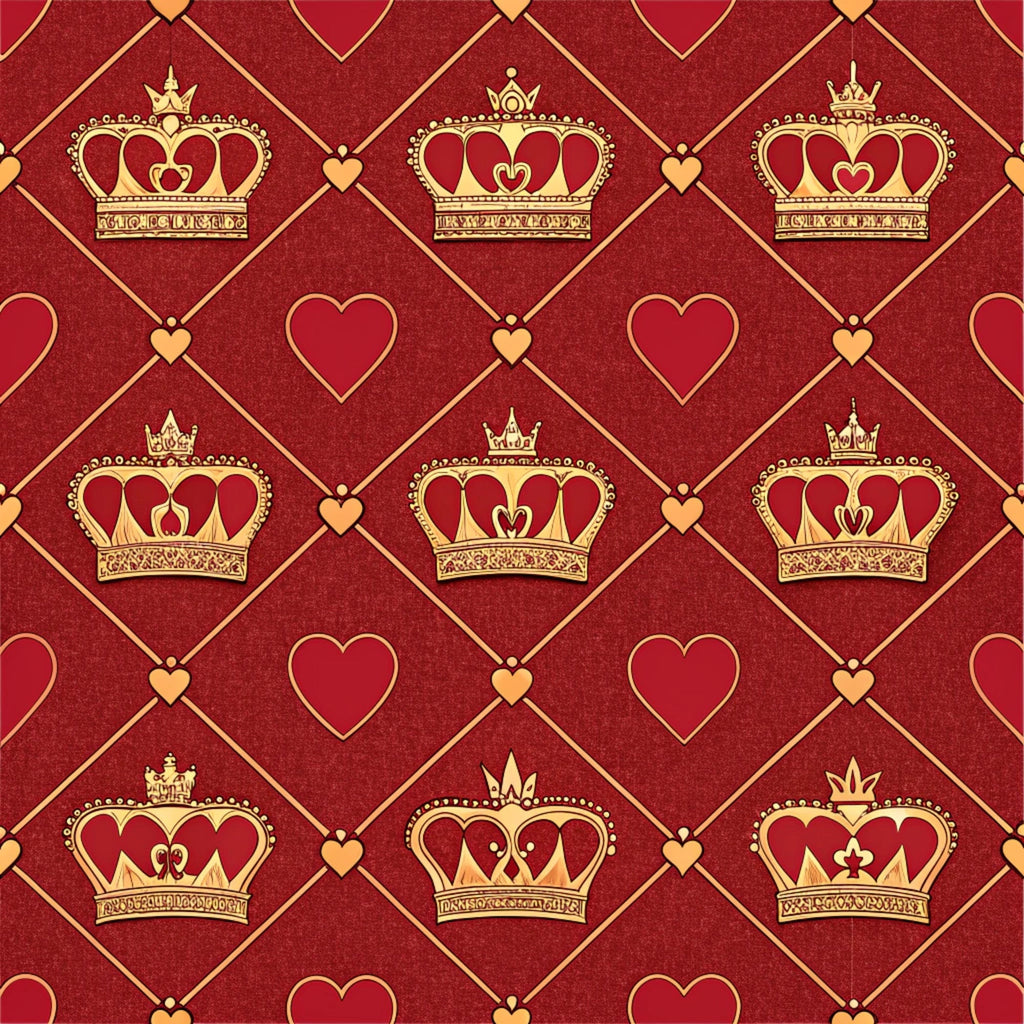 Gilded Valentine Pattern 11 Fleece Fabric
