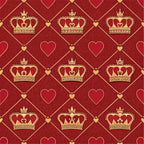Gilded Valentine Pattern 11 Fleece Fabric