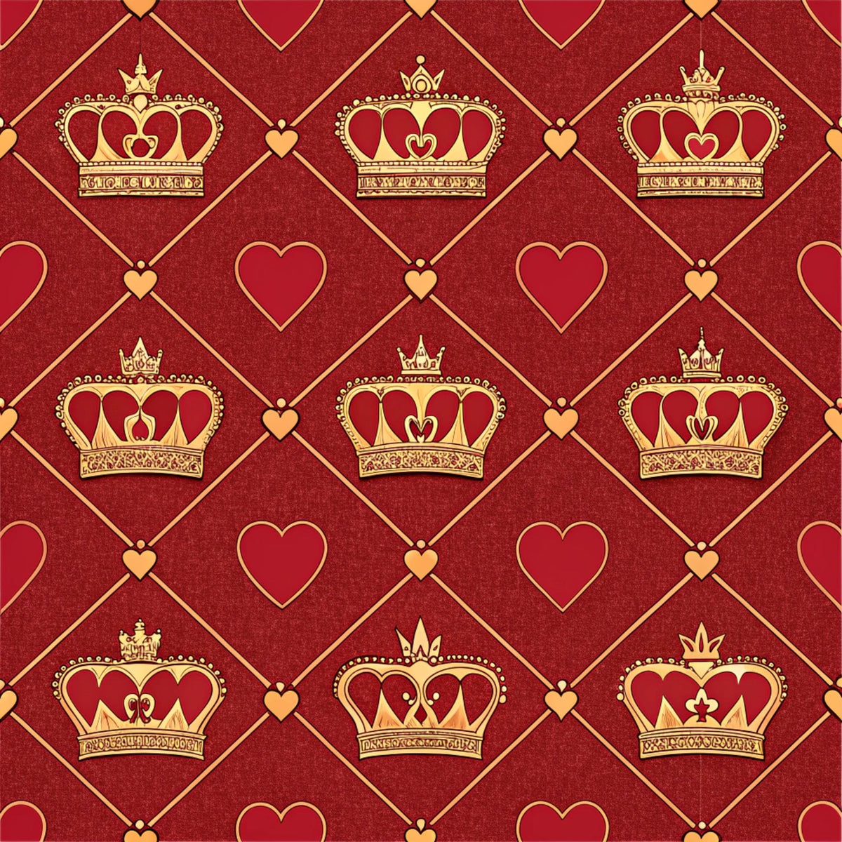 Gilded Valentine Pattern 11 Fleece Fabric