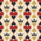 Gilded Valentine Pattern 13 Fleece Fabric
