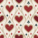 Gilded Valentine Pattern 2 Fleece Fabric