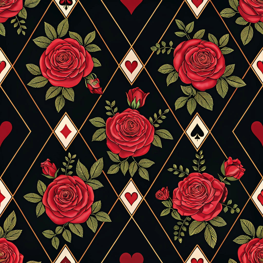 Gilded Valentine Pattern 9 Fleece Fabric