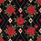 Gilded Valentine Pattern 9 Fleece Fabric