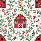 Barnyard Blooms Pattern 13 Fleece Fabric
