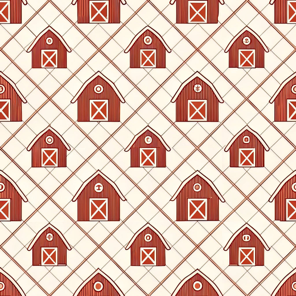 Barnyard Blooms Pattern 6 Fleece Fabric