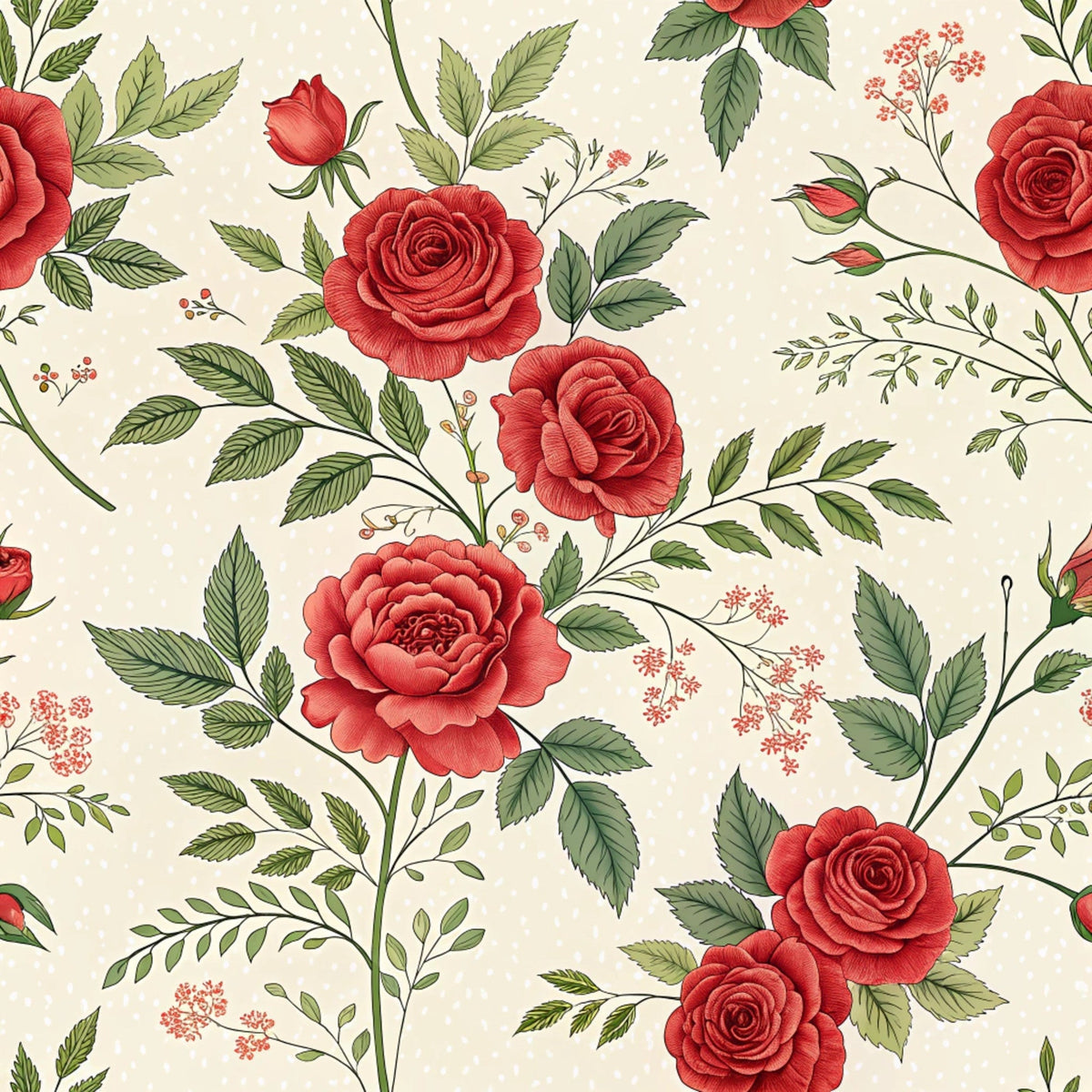 Scarlet Hive Pattern 1 Fleece Fabric