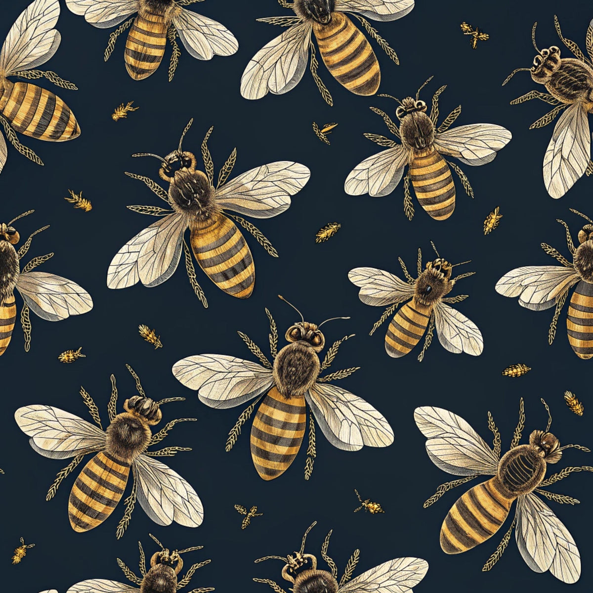 Scarlet Hive Pattern 10 Fleece Fabric