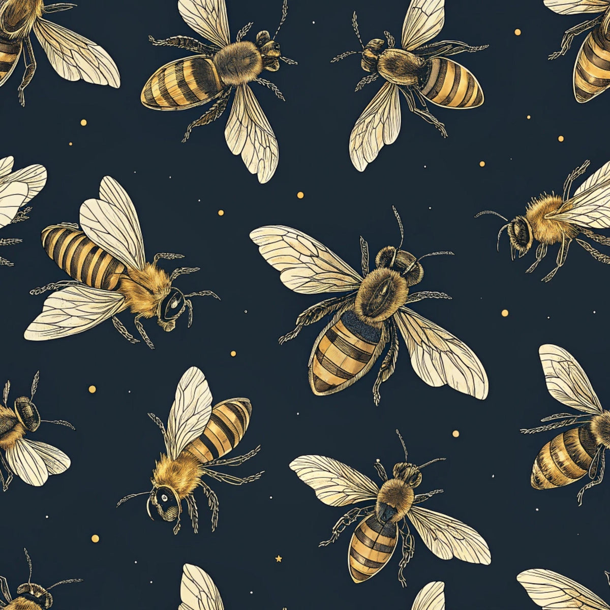 Scarlet Hive Pattern 19 Fleece Fabric
