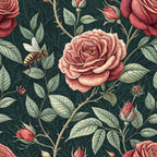 Scarlet Hive Pattern 2 Fleece Fabric