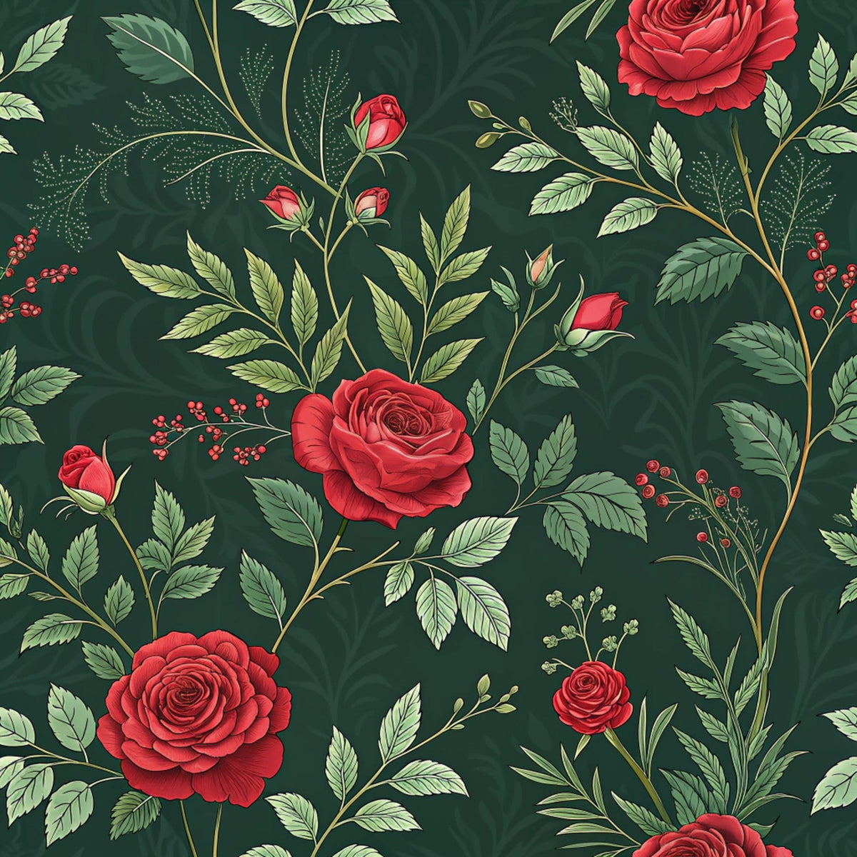 Scarlet Hive Pattern 4 Fleece Fabric