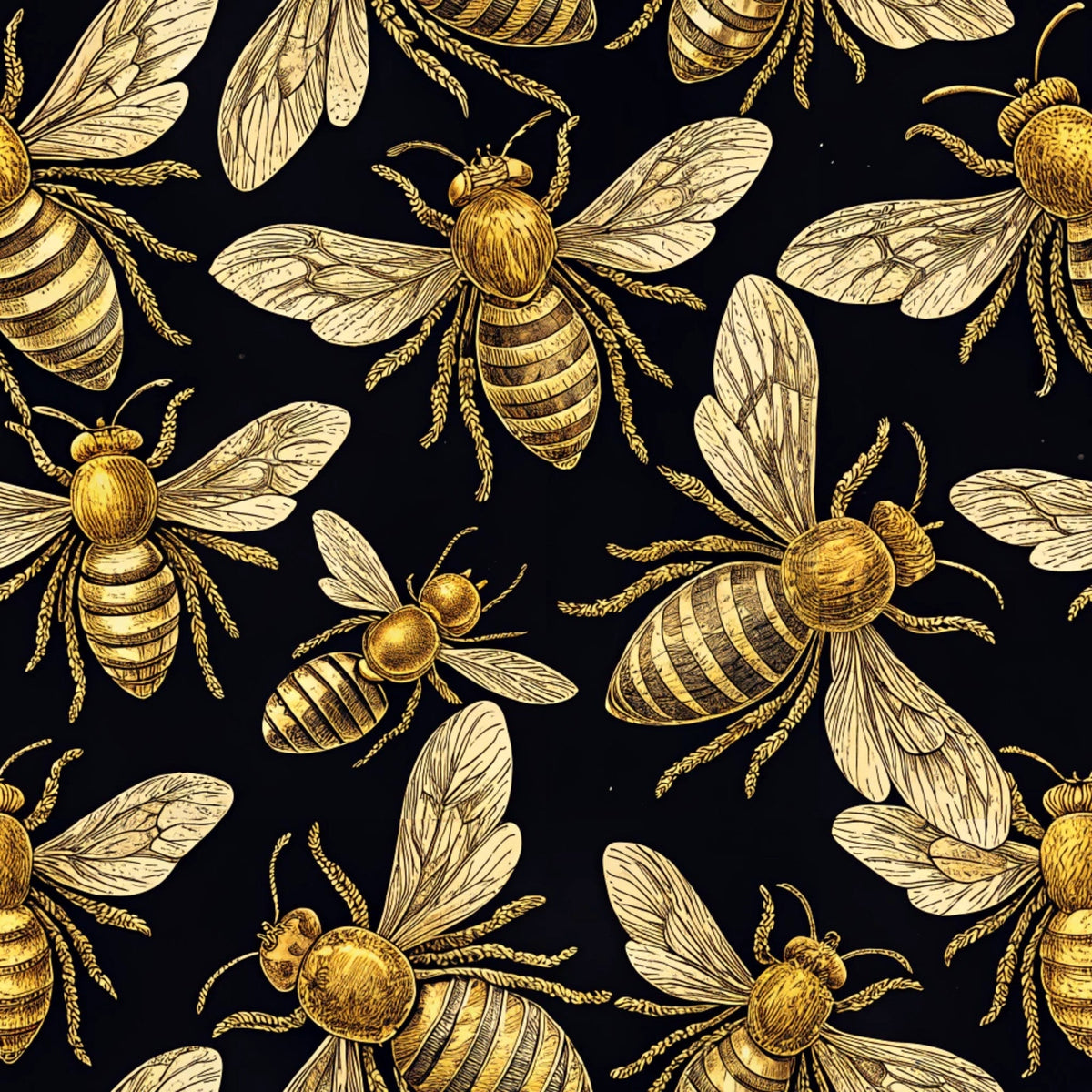 Scarlet Hive Pattern 5 Fleece Fabric