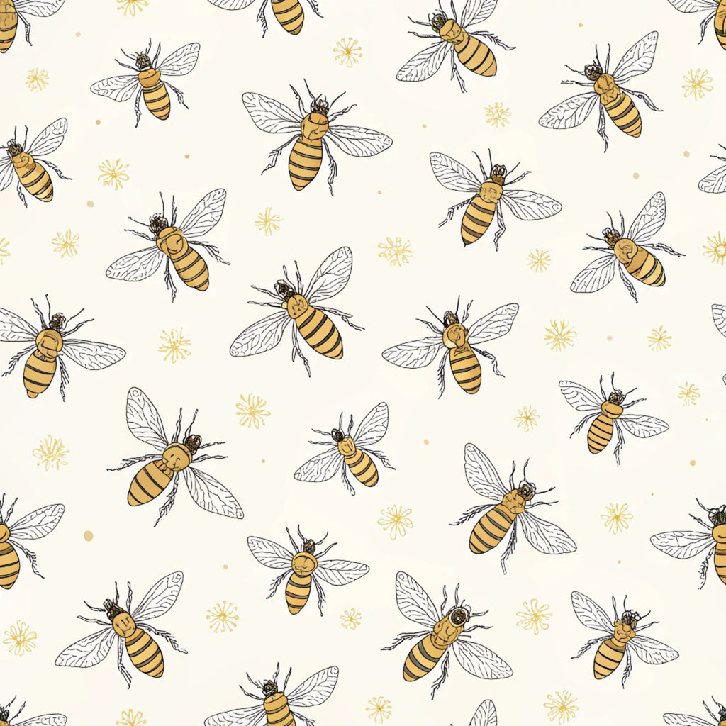 Scarlet Hive Pattern 6 Fleece Fabric