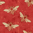 Scarlet Hive Pattern 9 Fleece Fabric