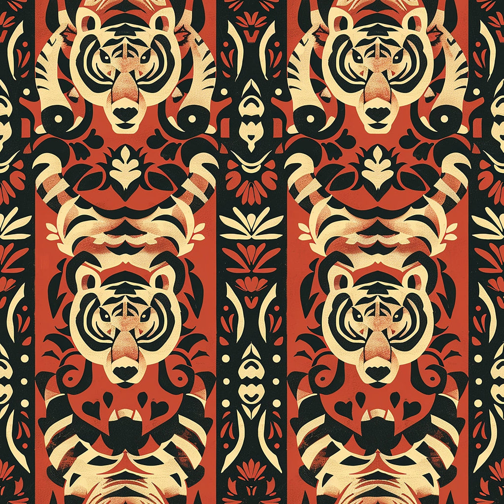 Bengal Tapestry Pattern 4 Fleece Fabric