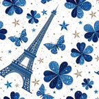 Sapphire Gleam Pattern 4 Fleece Fabric