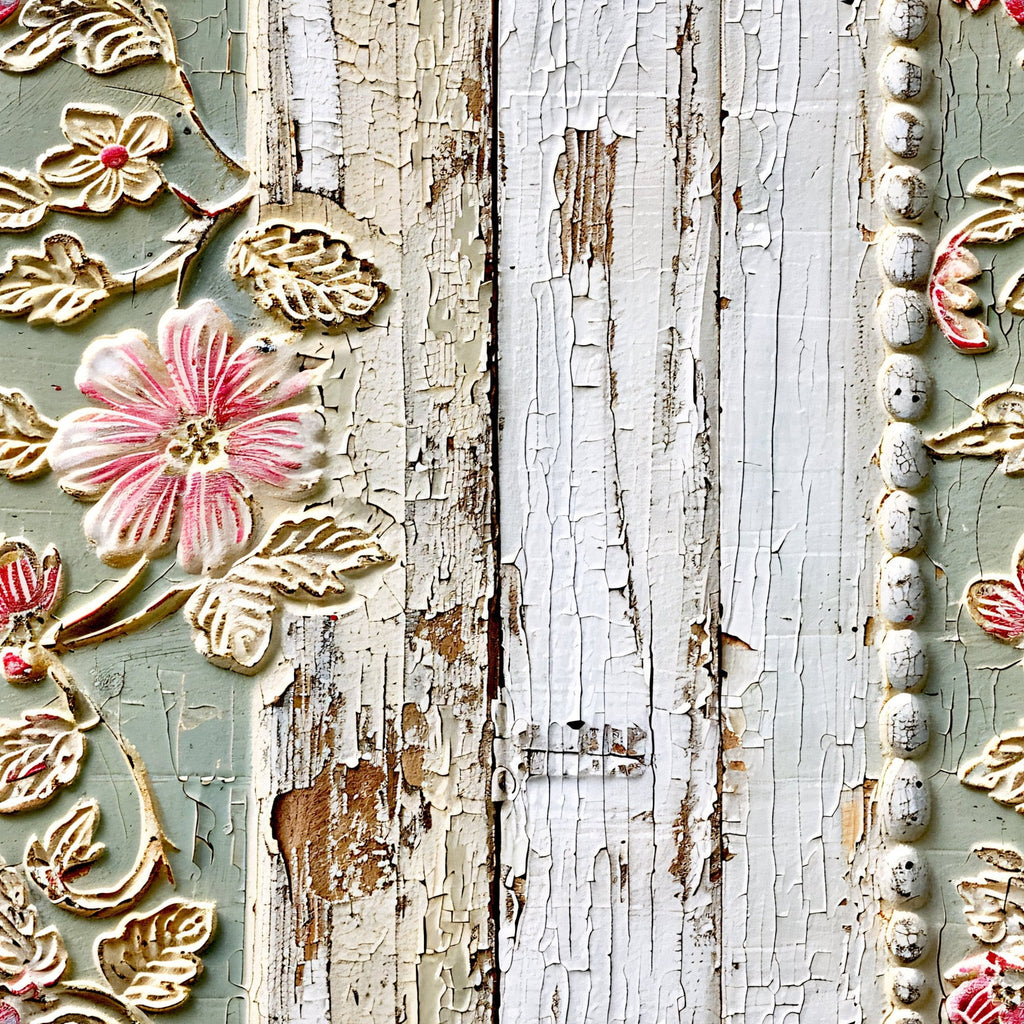 Weathered Filigree Pattern 15 Fleece Fabric